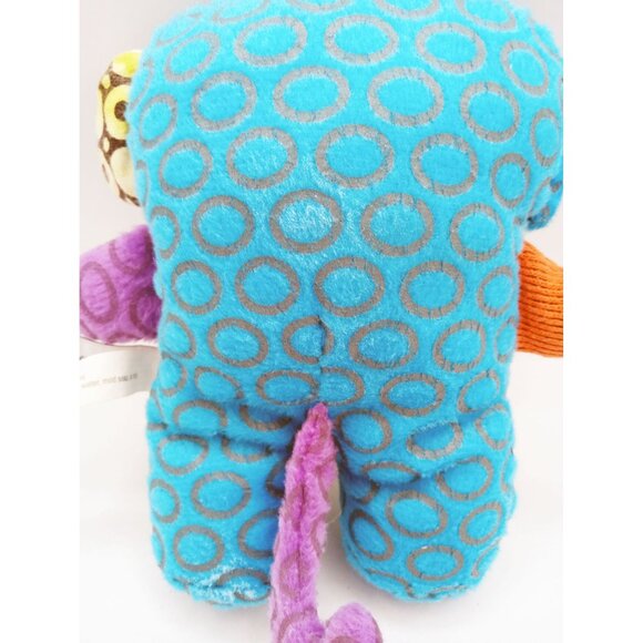 Monkey Plush Mary Meyer Ikimono Textured Stuffed Animal 6" Colorful Corduroy Toy - Picture 12 of 15